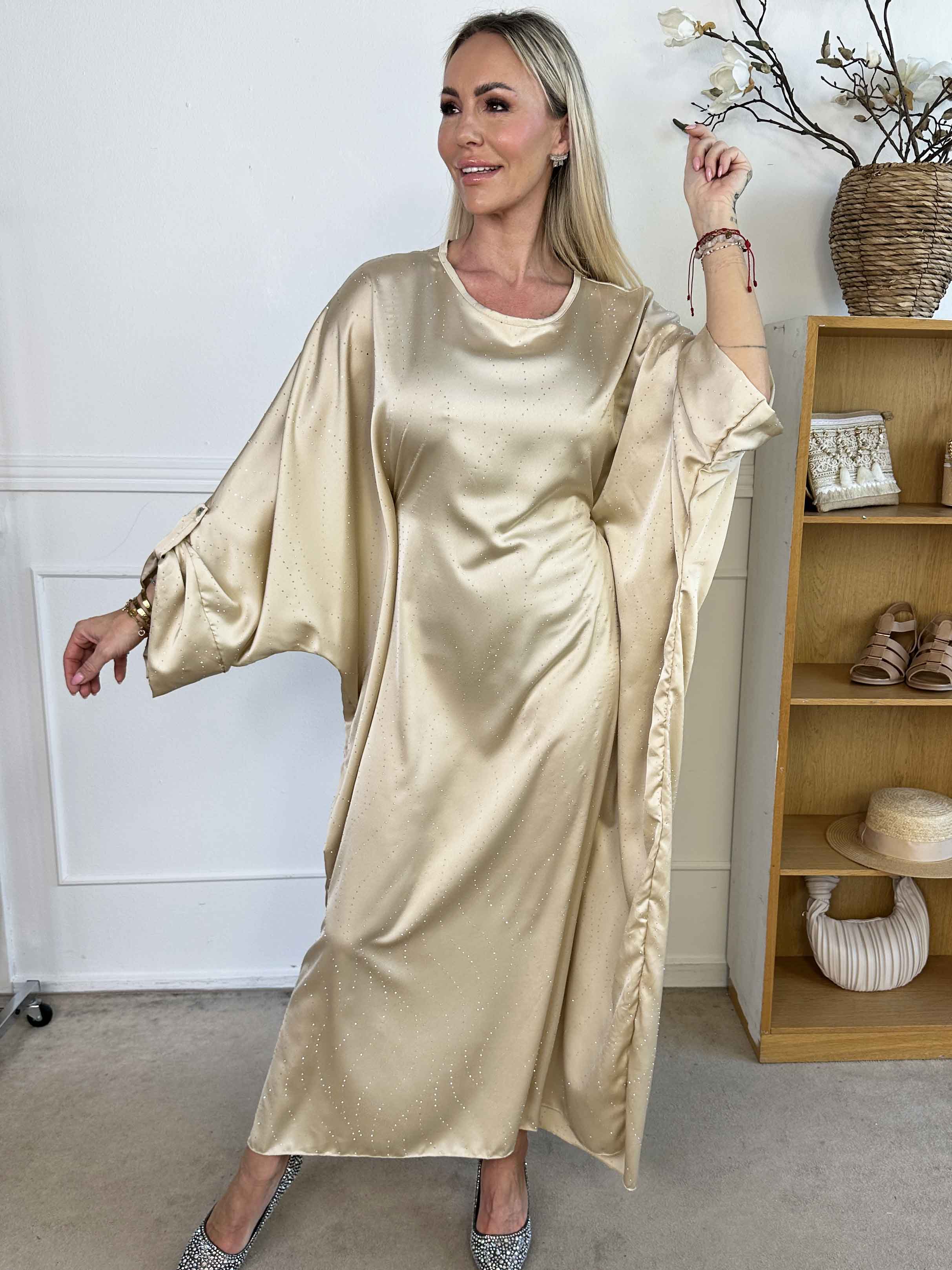 Winnie - Lang elegant tunikakjole med similisten